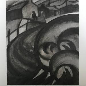 From my sea-shaken house