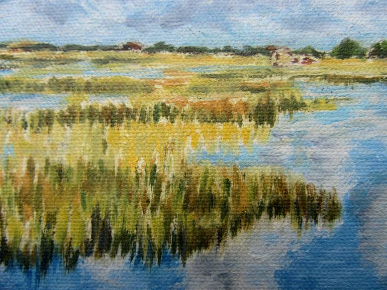 Original Impressionism Landscape Painting by Helen Sviderskis