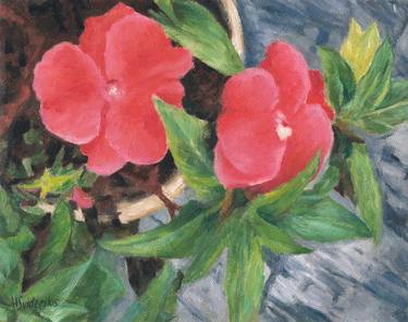 Print of Fine Art Floral Paintings by Helen Sviderskis