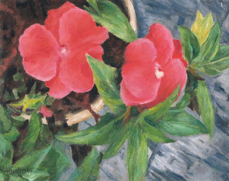 begonia painting