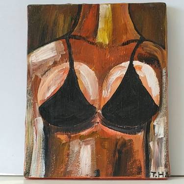 Original Abstract Expressionism Body Painting by Ting Hua Liu