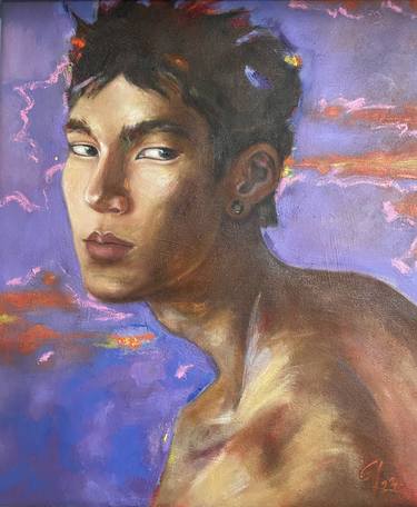 Original Contemporary Men Painting by Gilberto Vallarino