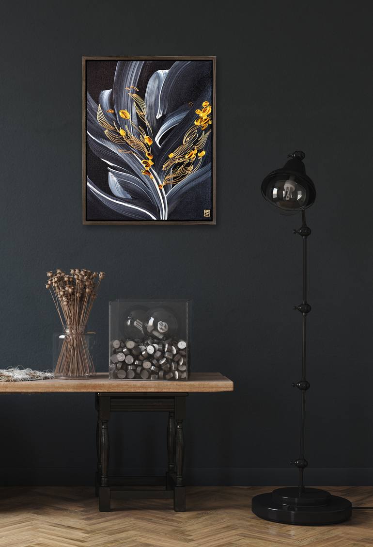 Original Abstract Expressionism Abstract Painting by Novi Lim