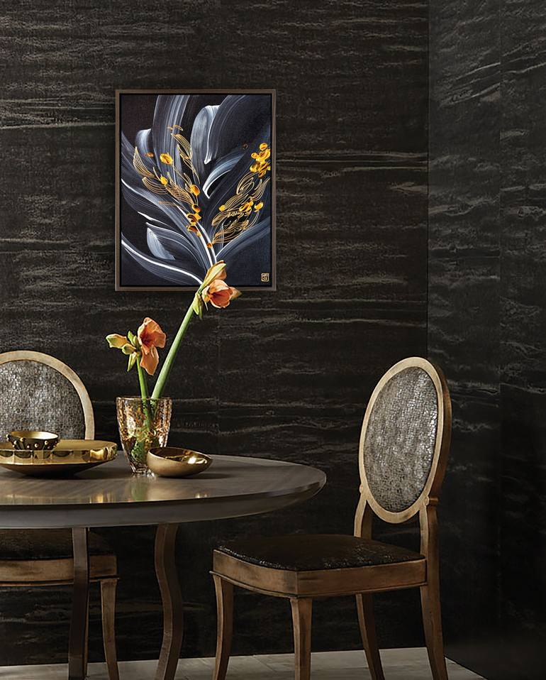 Original Abstract Expressionism Abstract Painting by Novi Lim