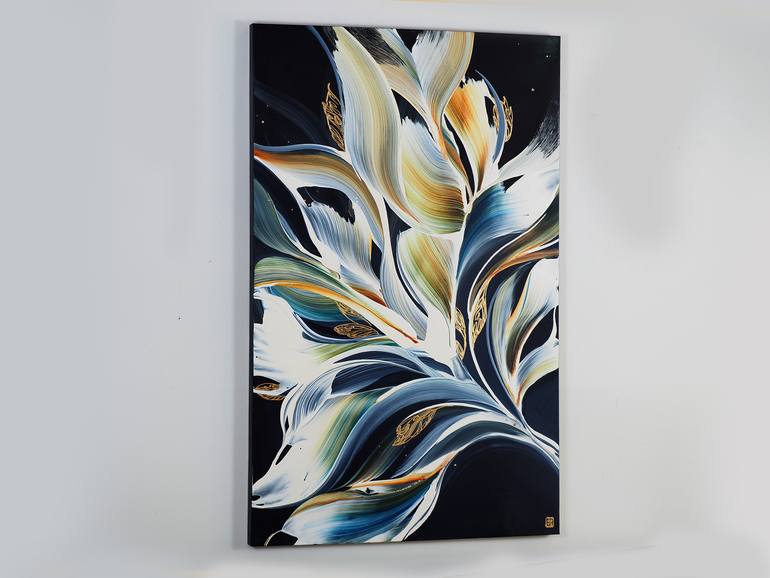 Original Abstract Expressionism Abstract Painting by Novi Lim