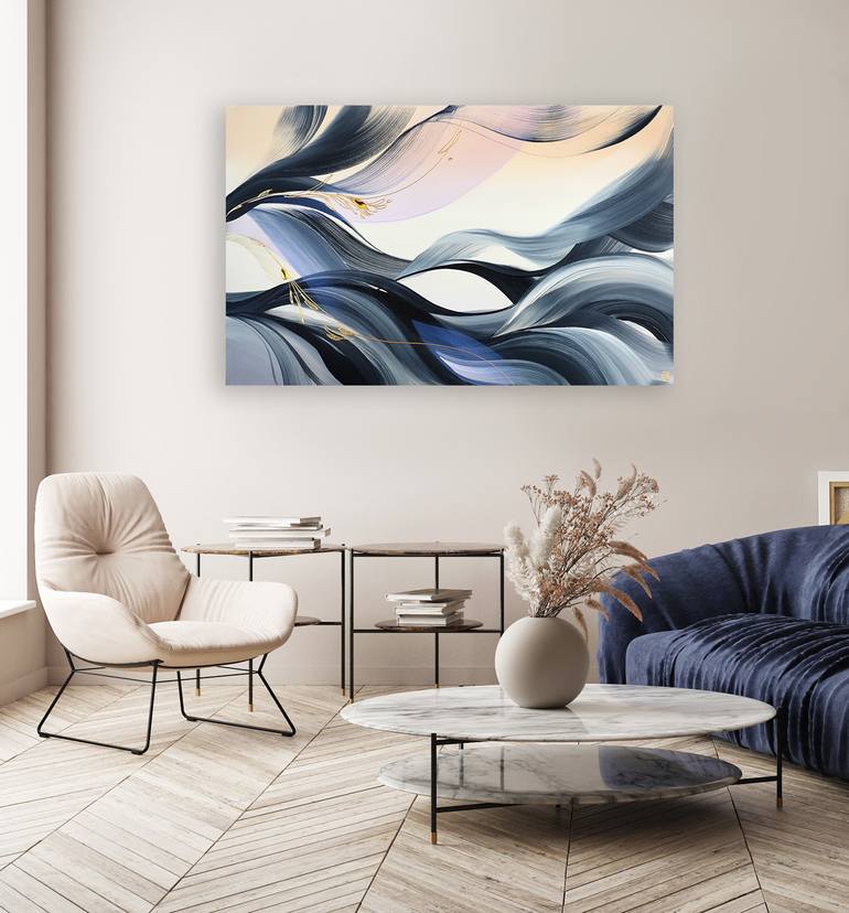 Original Abstract Expressionism Abstract Painting by Novi Lim