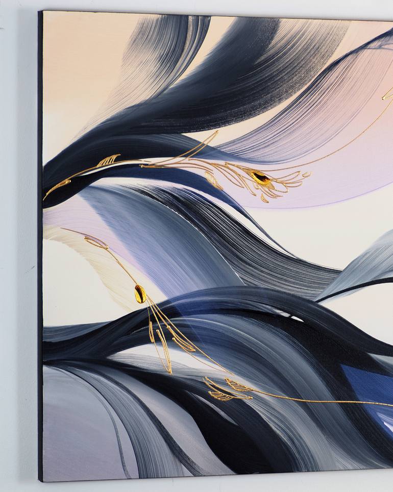 Original Abstract Expressionism Abstract Painting by Novi Lim