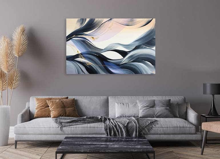 Original Abstract Expressionism Abstract Painting by Novi Lim