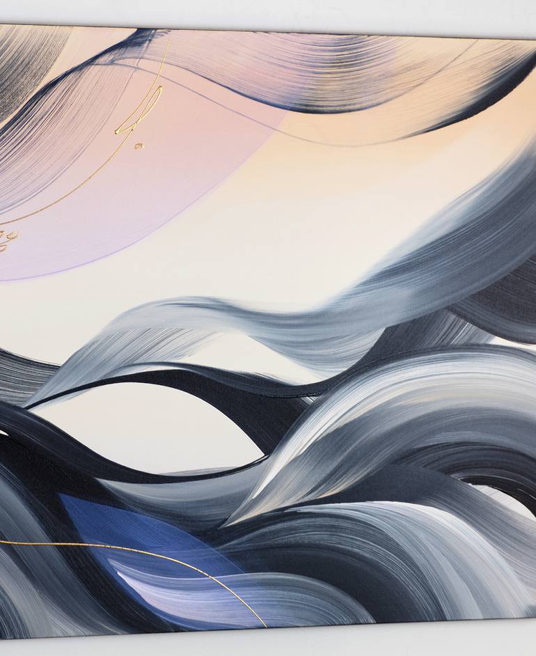 Original Abstract Expressionism Abstract Painting by Novi Lim