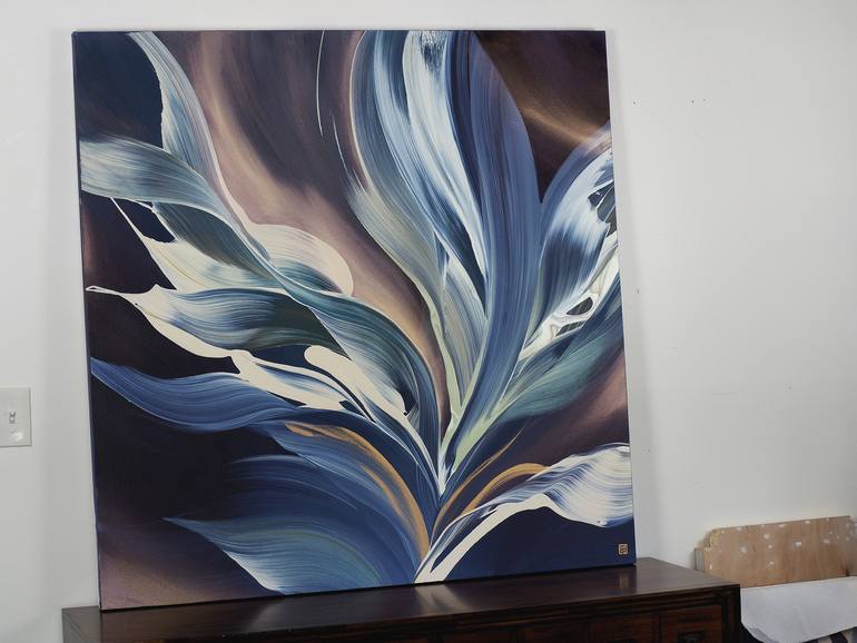 Original Abstract Expressionism Abstract Painting by Novi Lim