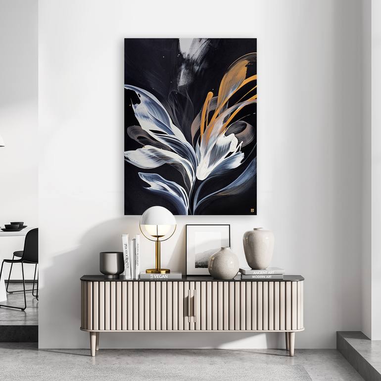 Original Abstract Expressionism Abstract Painting by Novi Lim