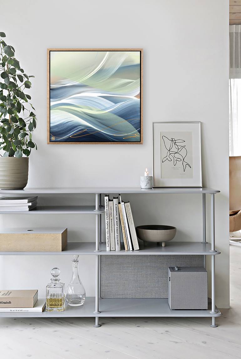 Original Abstract Expressionism Abstract Painting by Novi Lim