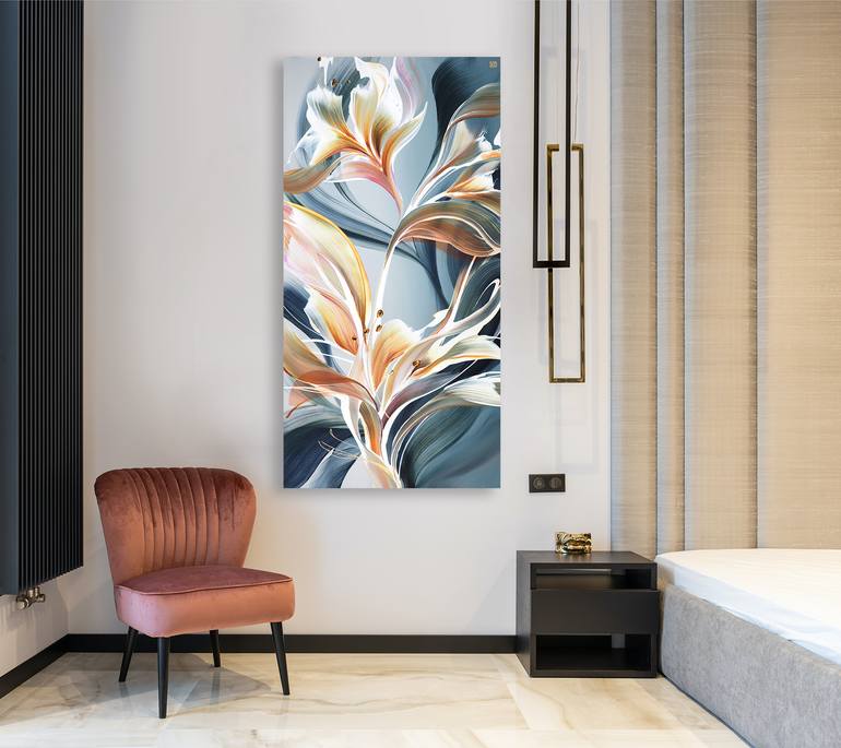 Original Abstract Expressionism Abstract Painting by Novi Lim