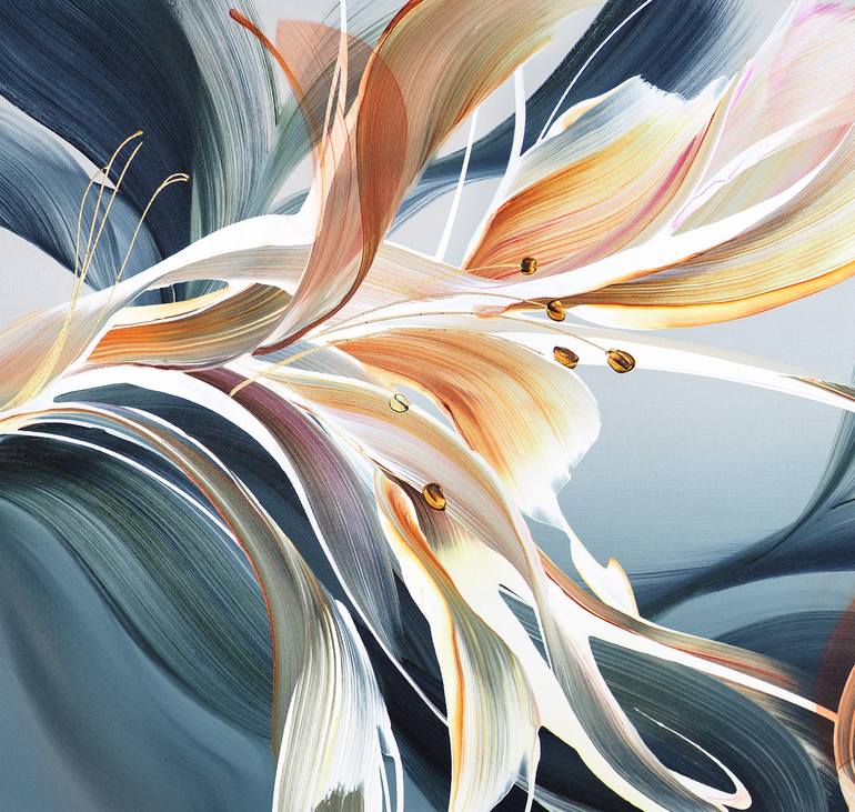 Original Abstract Expressionism Abstract Painting by Novi Lim