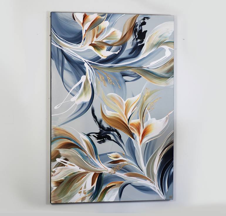 Original Abstract Expressionism Abstract Painting by Novi Lim