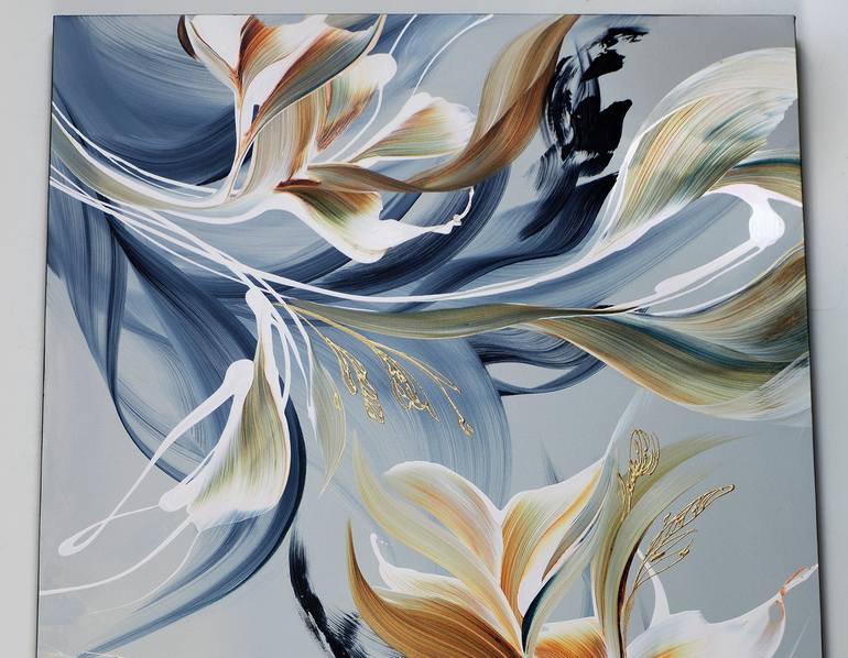 Original Abstract Expressionism Abstract Painting by Novi Lim