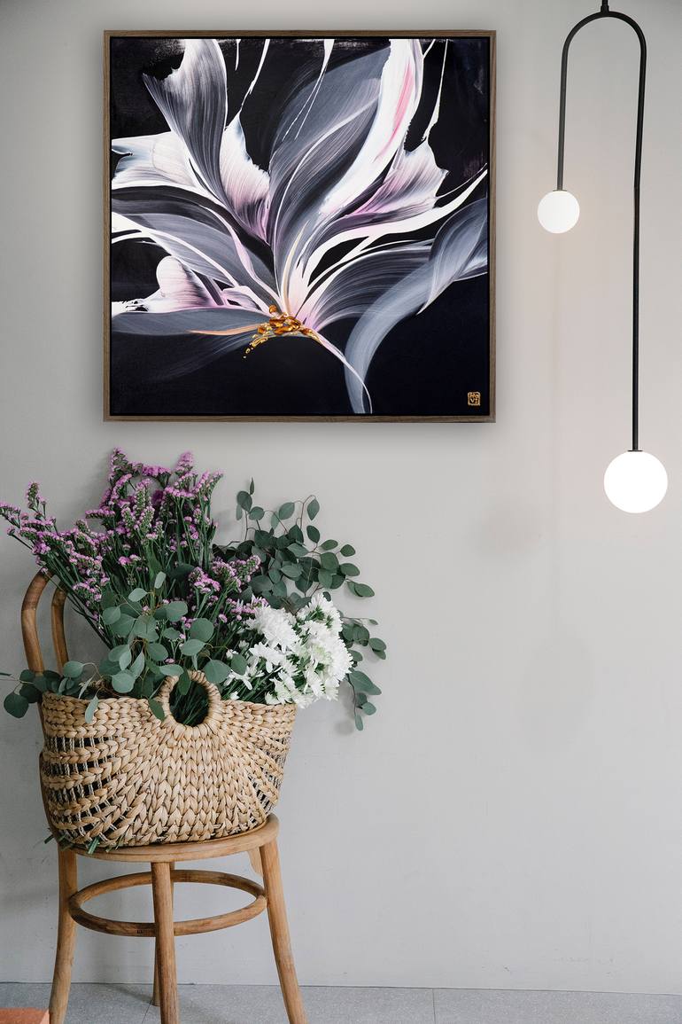Original Abstract Expressionism Abstract Painting by Novi Lim