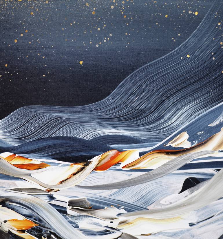 Original Abstract Expressionism Abstract Painting by Novi Lim