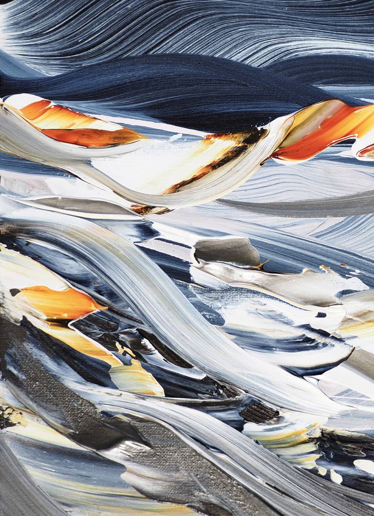 Original Abstract Expressionism Abstract Painting by Novi Lim