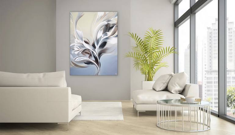 Original Abstract Expressionism Abstract Painting by Novi Lim