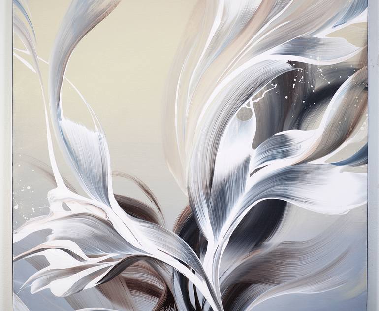 Original Abstract Expressionism Abstract Painting by Novi Lim