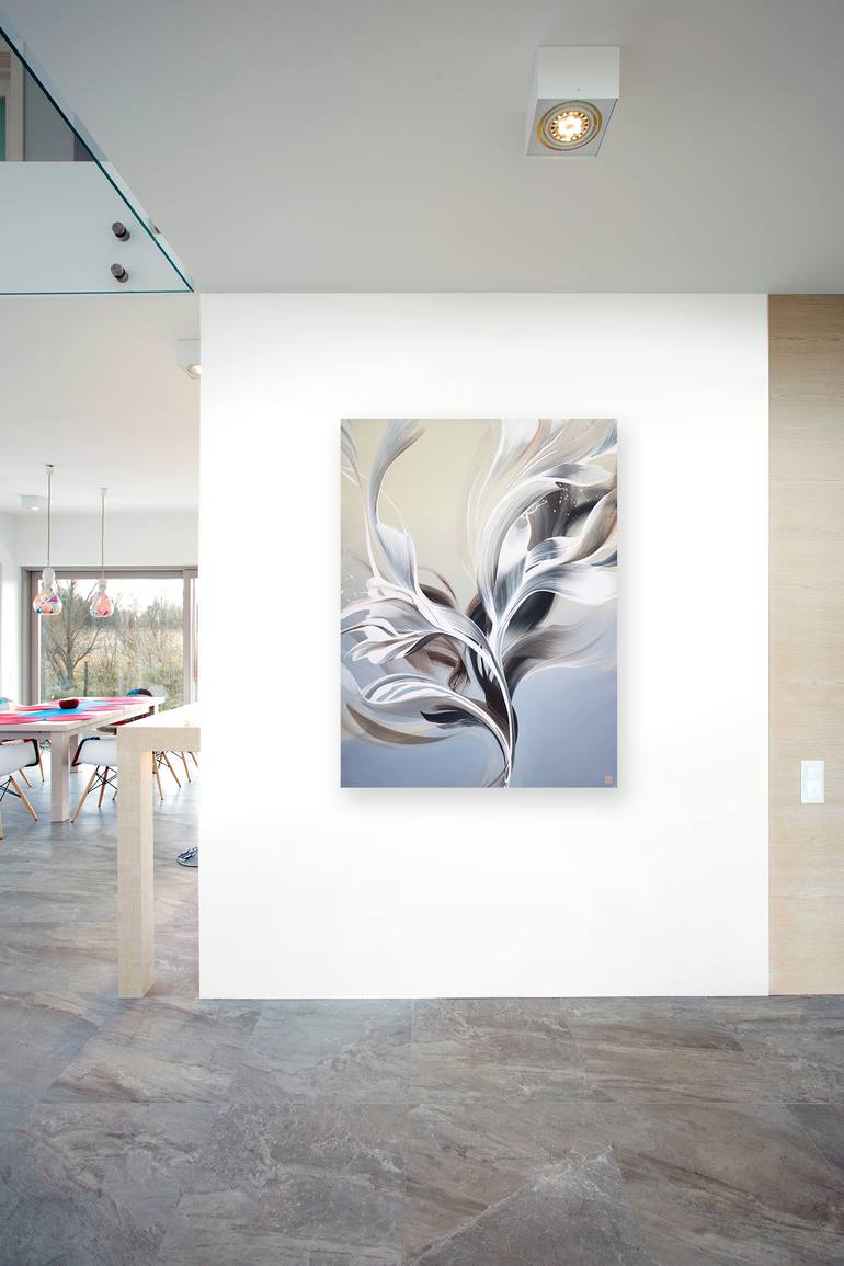 Original Abstract Expressionism Abstract Painting by Novi Lim