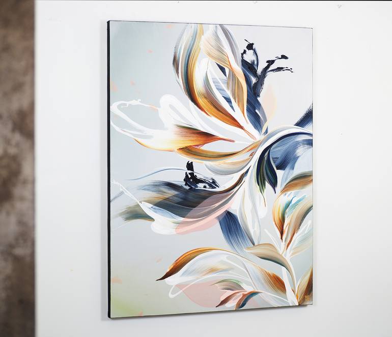 Original Abstract Expressionism Abstract Painting by Novi Lim