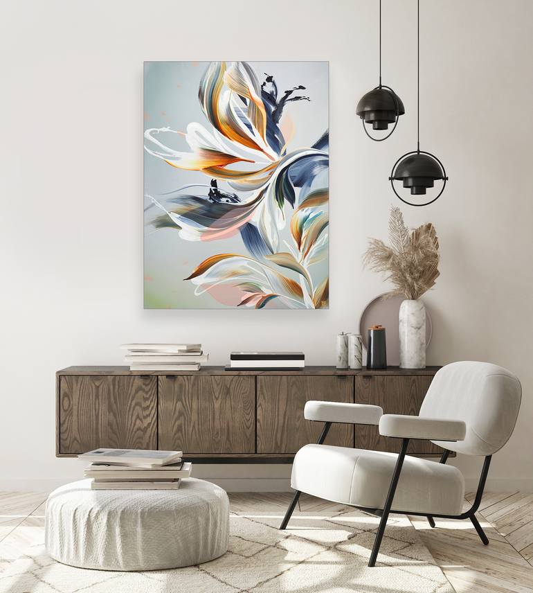 Original Abstract Expressionism Abstract Painting by Novi Lim