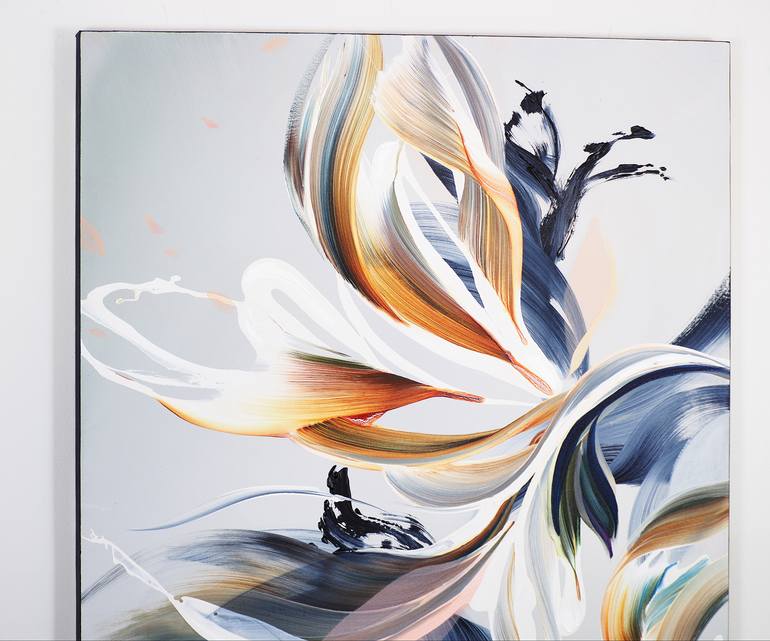 Original Abstract Expressionism Abstract Painting by Novi Lim