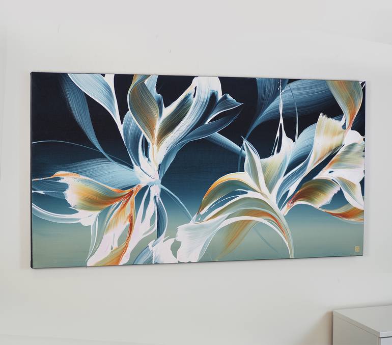 Original Abstract Expressionism Abstract Painting by Novi Lim