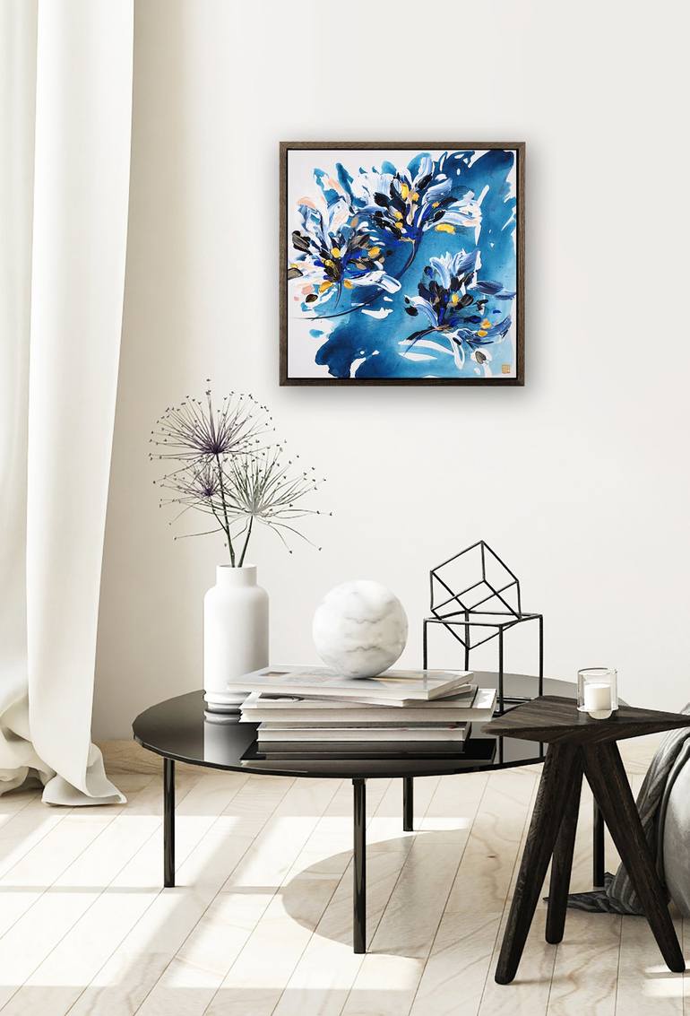 Blue Danube Painting by Novi Lim | Saatchi Art