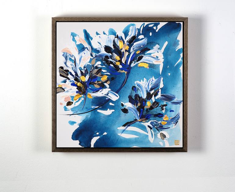 Original Abstract Expressionism Abstract Painting by Novi Lim