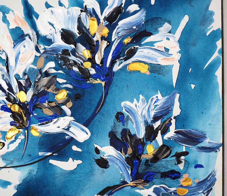 Original Abstract Expressionism Abstract Painting by Novi Lim