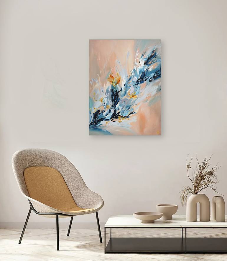 Original Abstract Expressionism Abstract Painting by Novi Lim