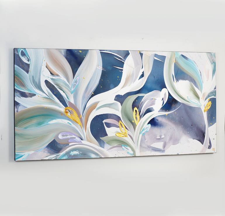 Original Abstract Expressionism Abstract Painting by Novi Lim