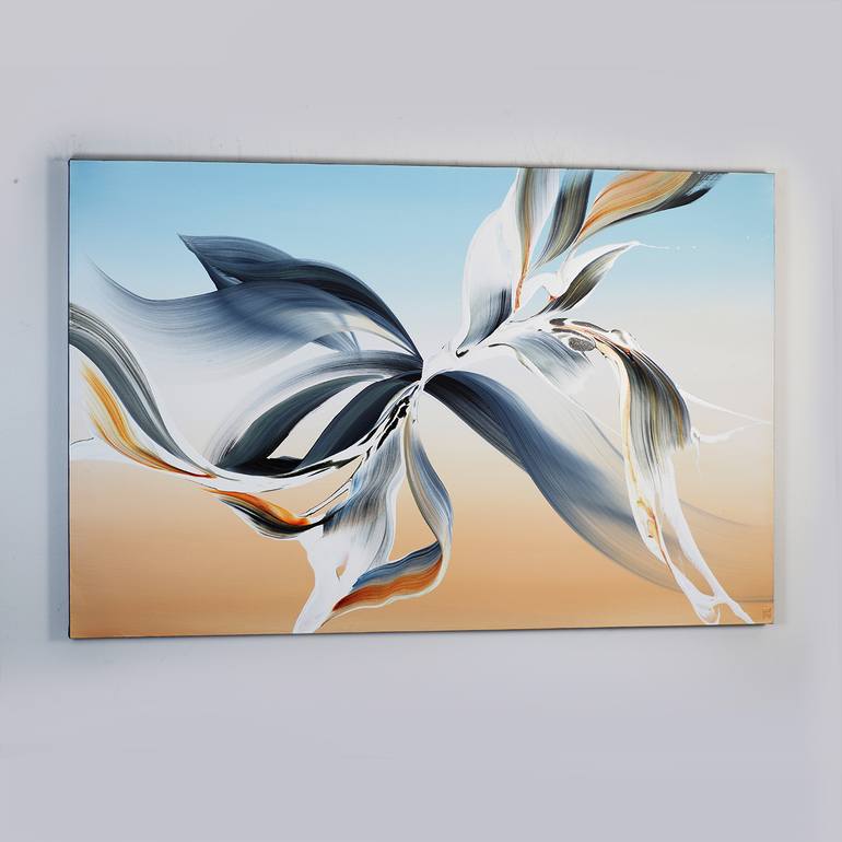 Original Abstract Expressionism Abstract Painting by Novi Lim