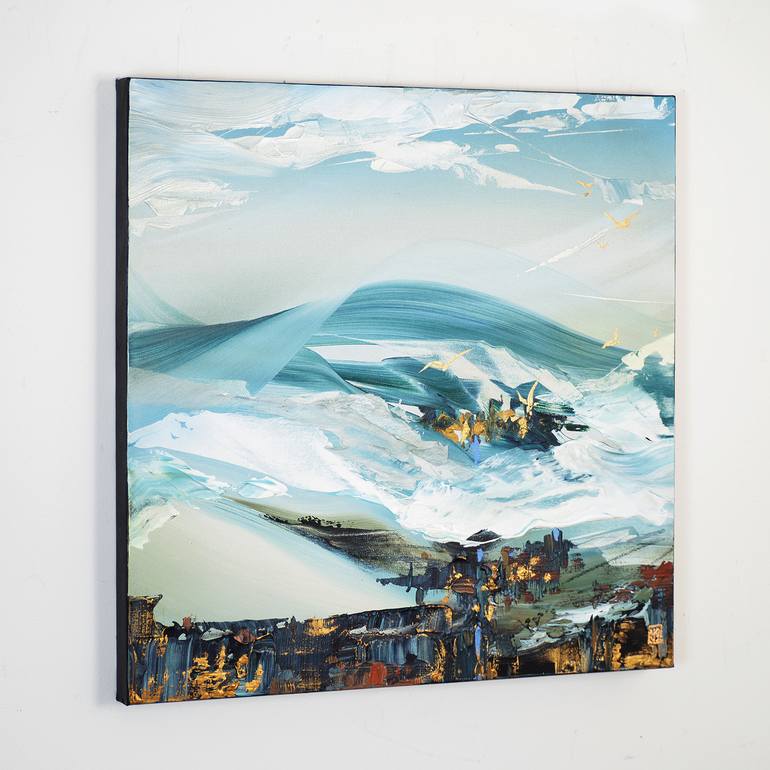 Original Abstract Expressionism Abstract Painting by Novi Lim