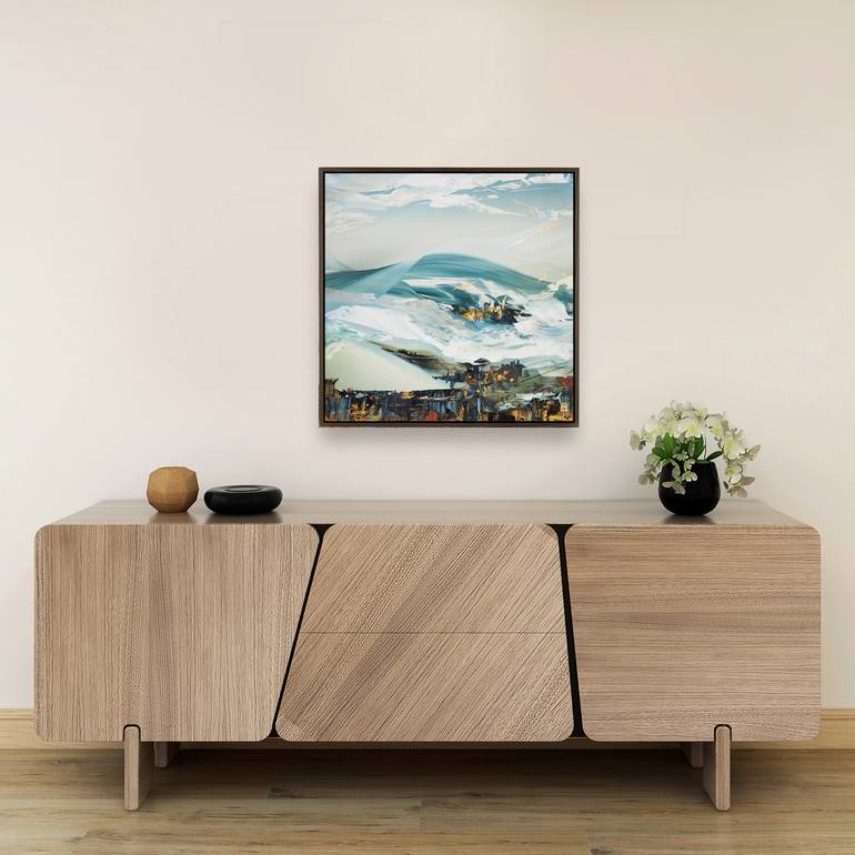 Original Abstract Expressionism Abstract Painting by Novi Lim
