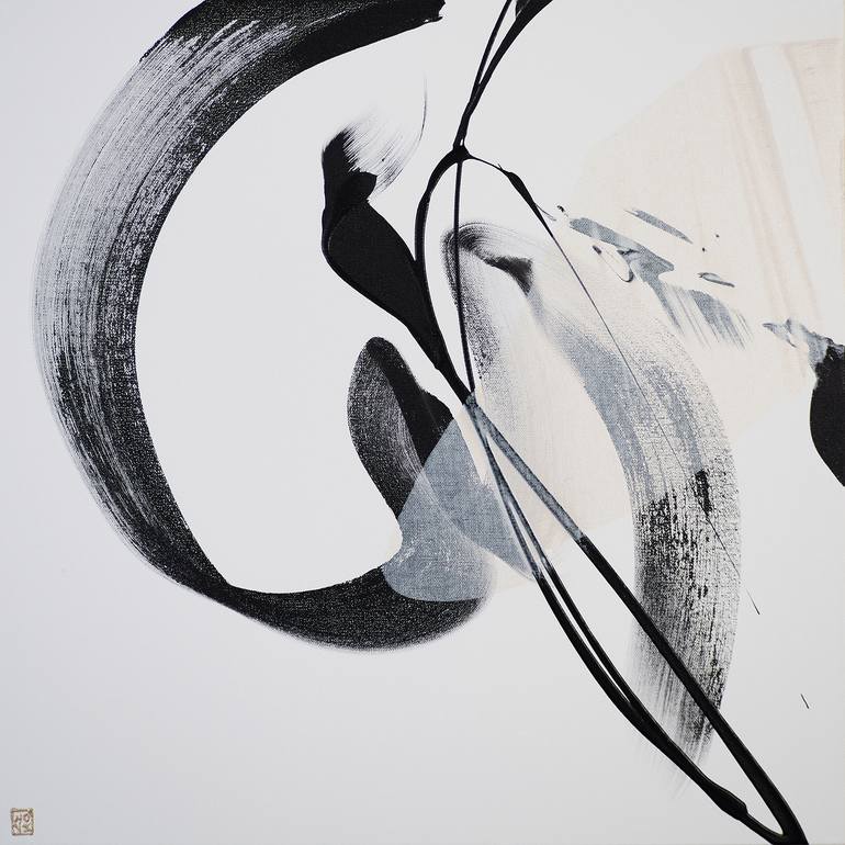 Original Abstract Expressionism Abstract Painting by Novi Lim