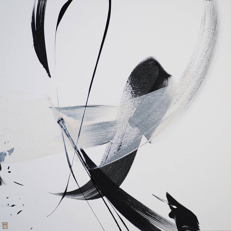 Original Abstract Expressionism Abstract Painting by Novi Lim