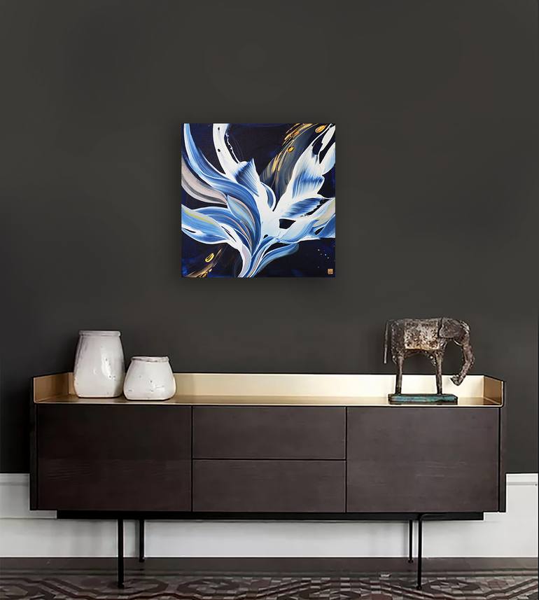 Original Abstract Expressionism Abstract Painting by Novi Lim