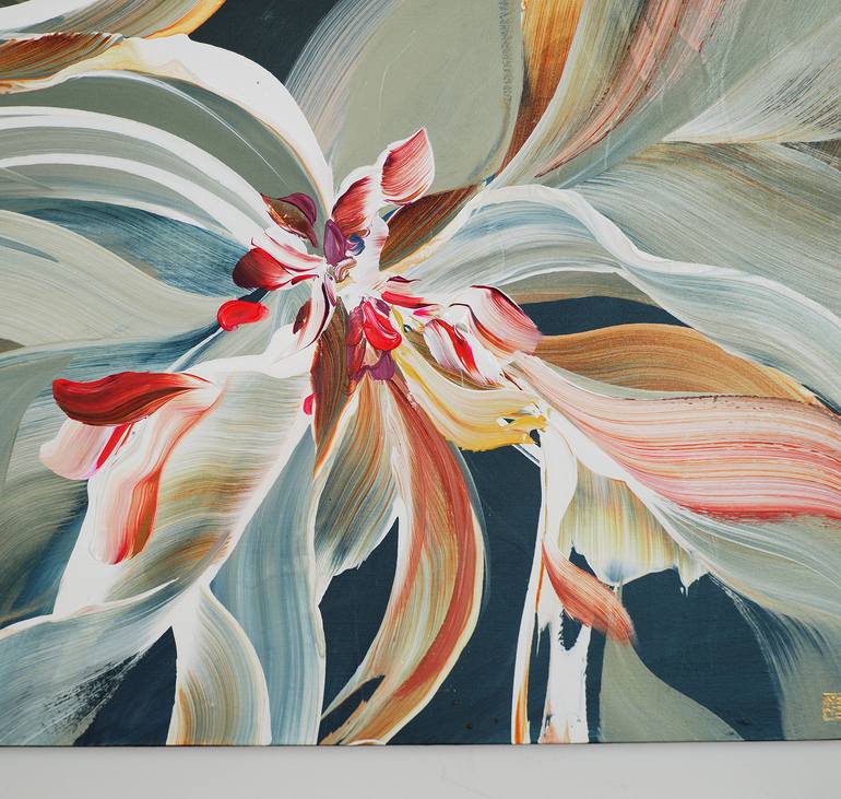 Original Abstract Expressionism Abstract Painting by Novi Lim