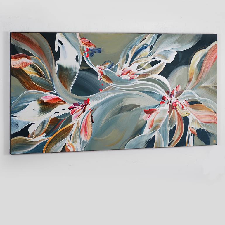 Original Abstract Expressionism Abstract Painting by Novi Lim