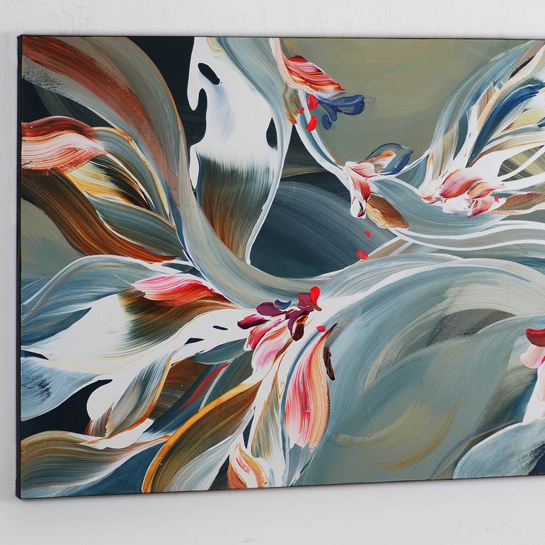 Original Abstract Expressionism Abstract Painting by Novi Lim