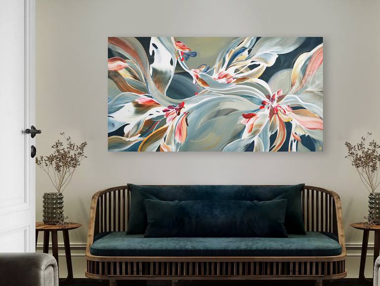 Original Abstract Expressionism Abstract Painting by Novi Lim