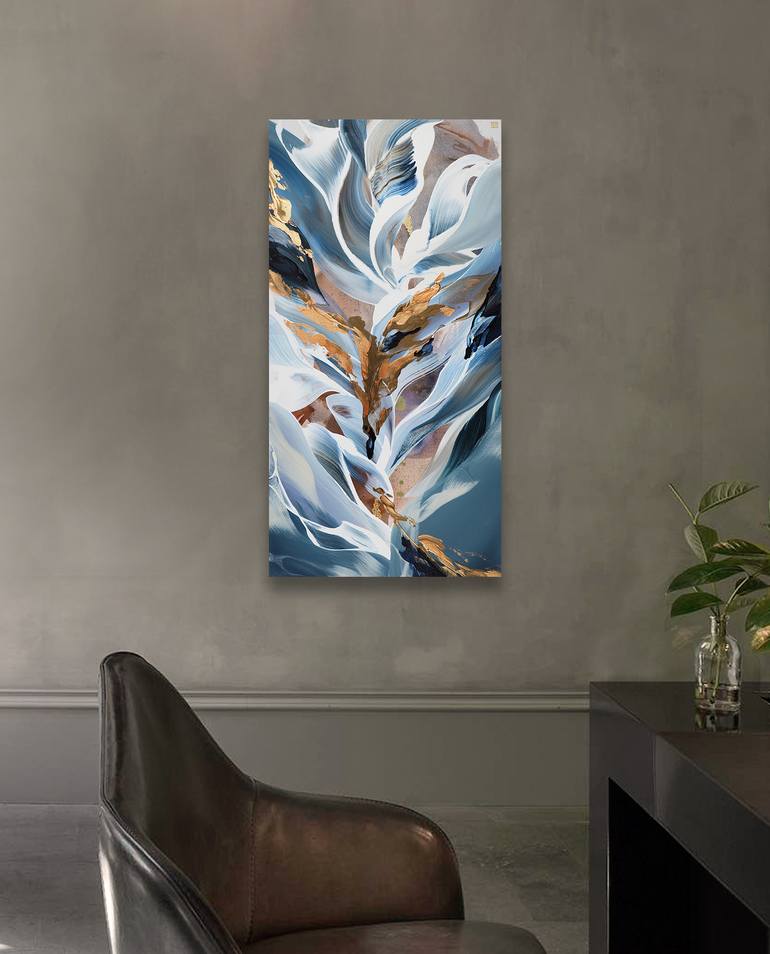 Original Abstract Expressionism Abstract Painting by Novi Lim