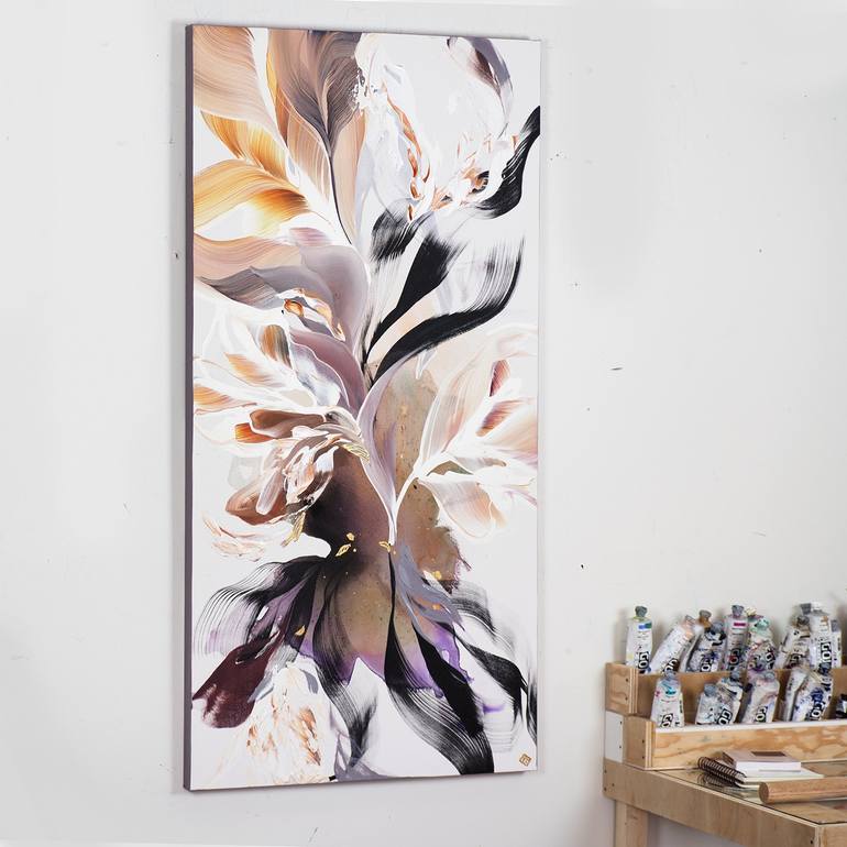 Original Abstract Expressionism Abstract Painting by Novi Lim