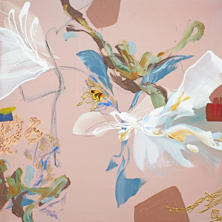 Original Abstract Expressionism Abstract Painting by Novi Lim