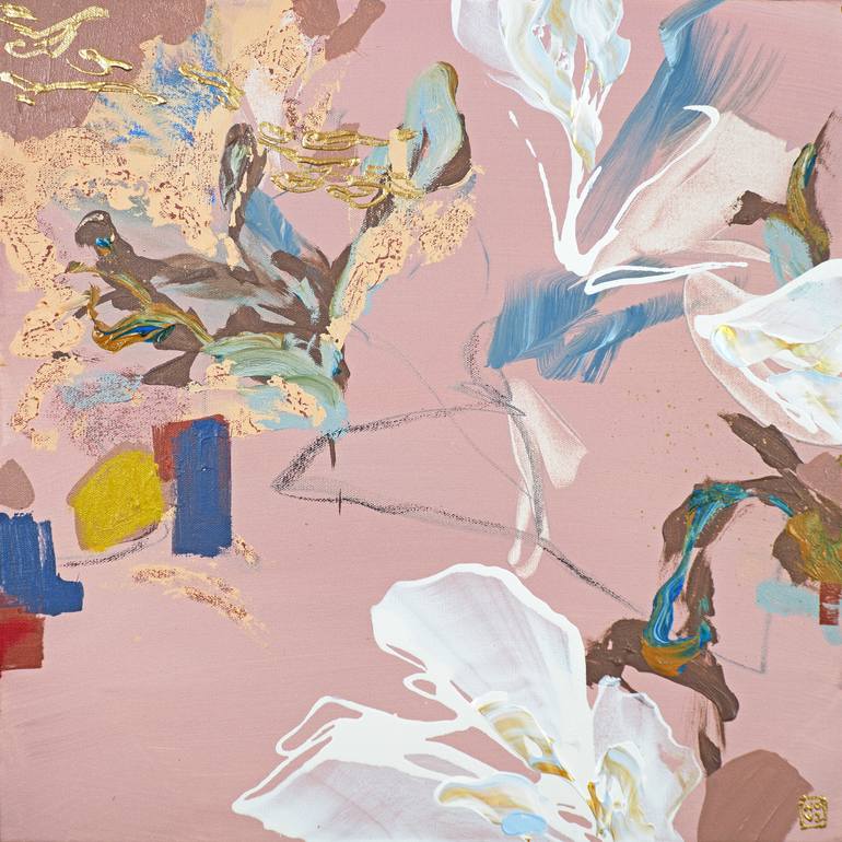 Original Abstract Expressionism Abstract Painting by Novi Lim