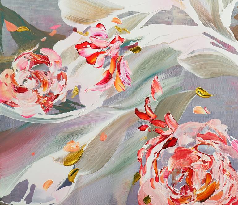 Original Abstract Expressionism Abstract Painting by Novi Lim